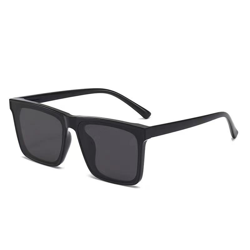 European and American square frame men's sunglasses men's driving glasses fishing sunscreen UV protection sunglasses
