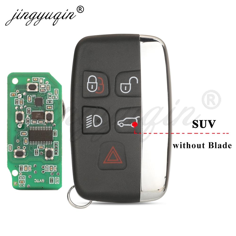 jingyuqin Editable ID 433Mhz Remote Car key for Jaguar XJ XF XE F PACE Land Rover Range Rover Sport Vogue Evoque Velar KOBJTF10A