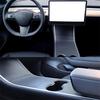Auto-Mittelkonsolen-Folie Kratzfester PVC-Dekorationsaufkleber für Tesla Model 3 vor 2021