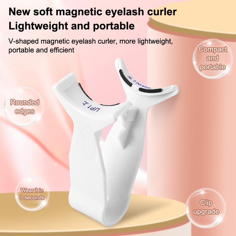Professional Magnetic Eyelashes Extension Applicator Two-stage False Eyelashes Tweezer Curler Clip Clamp Makeup Beauty Tool