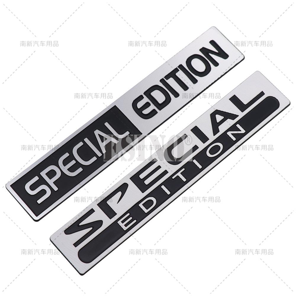 3D Limited Edition Special Edition Car Trunk Aluminium Badge Emblem Fender Rear Body Tailgate Accessories Adhesive Styling Badge