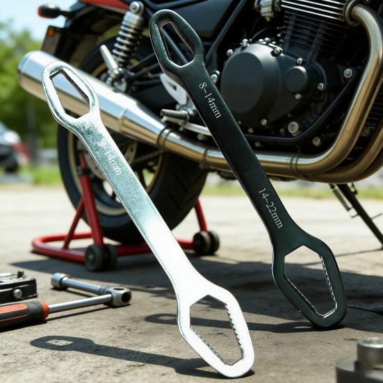 Universal Self Adjusting Wrench 8 22mm Dual-Ended Self-Tightening Multifunctional Wrench Tight Space Sink Plumbing Car Repair Tool Torque Wrench