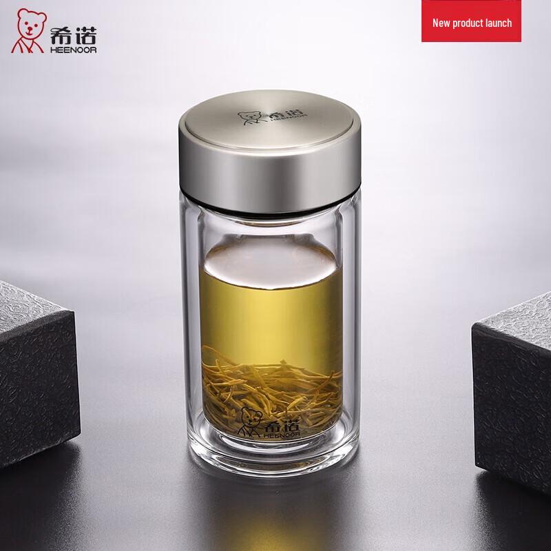 Xinuo Double Wall Glass Tea Infuser Bottle