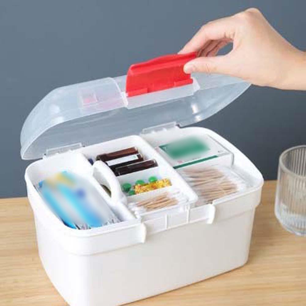 Large Capacity Large Pill Box Portable Pill Storage Organizer Granule Storage Box  Storage