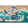 PLAYMOBIL 71623 Bateau de surveillance des récifs coralliens, 67 pièces, Dès 4 ans