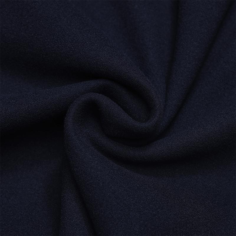 Fila Fitted Comfortable Versatile Knitted Long Sleeve Polo Shirt Men Tops Navy-Blue A11M513224F-NV