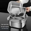 Shunbo Hongyang Extra-Thick Stainless Steel Square Basin