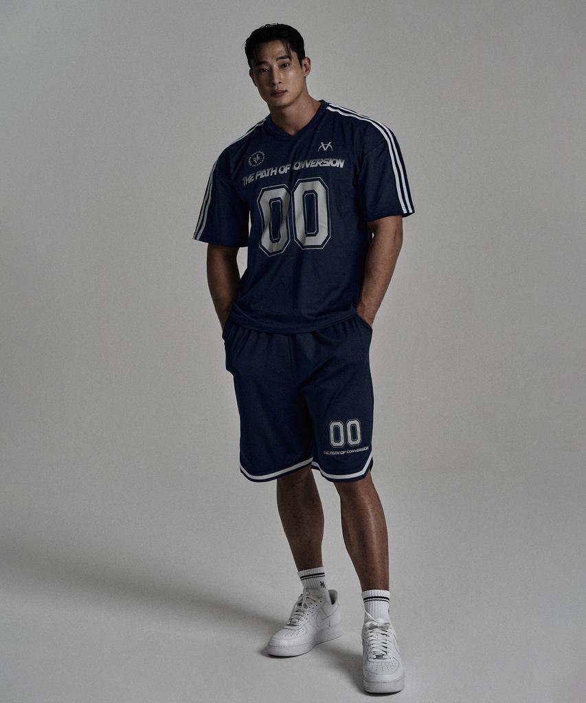 JELEVE Football Bermuda Wide Pants