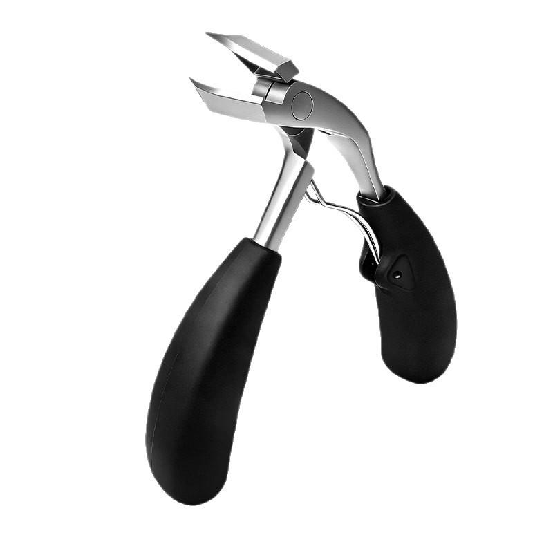 Stainless Steel Nail Clippers Set with Large Opening & Anti-Splash Design