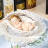 Angel Baby Sleeping In Wings Resin Statue Sculpture Religious Home Decoration Jesus Birth Peace Protection Ornament