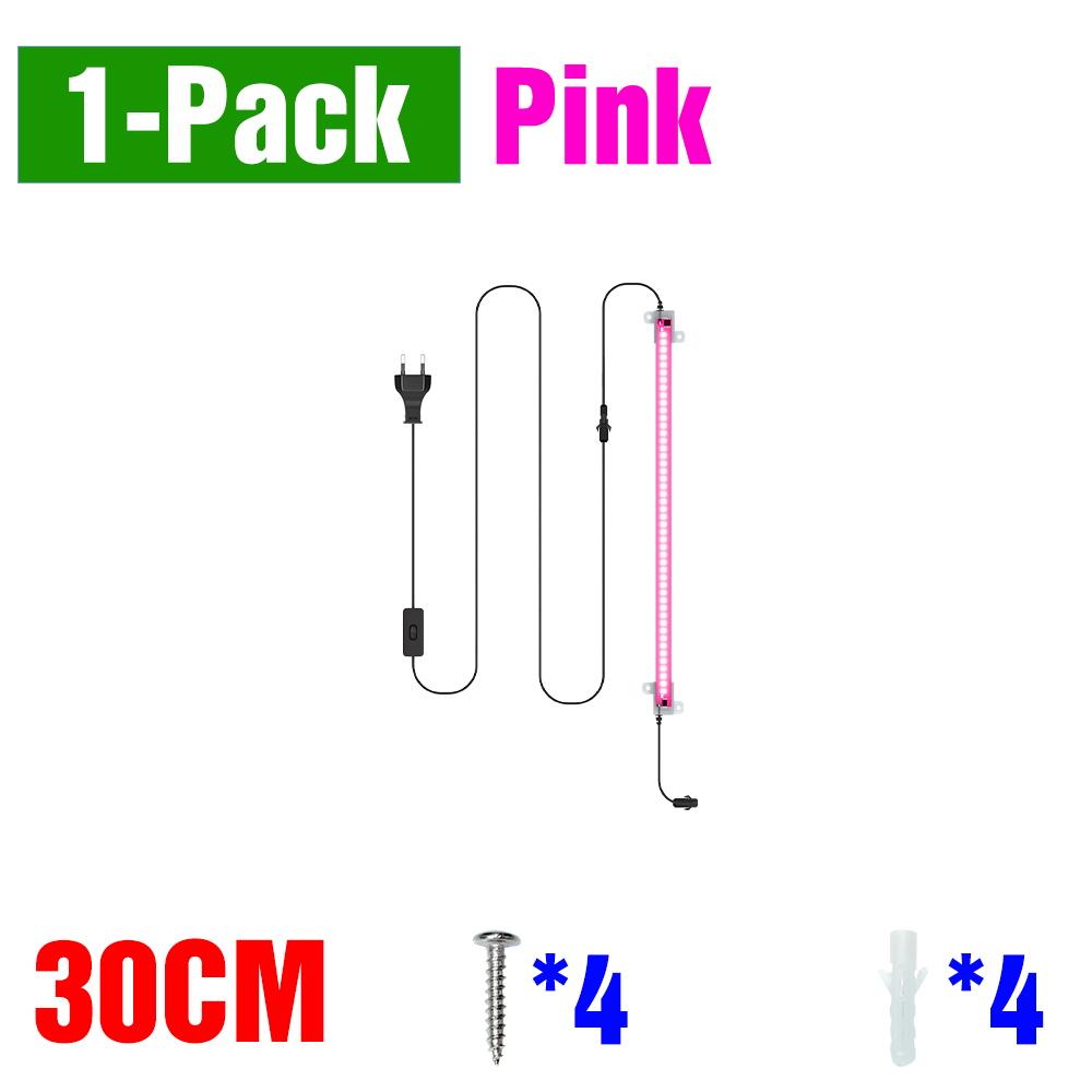 LED Plant Grow Lights Full Spectrum Indoor Hydroponics Seed Flower Vegetables Growth Box Cultivation Lamp EU plug 30/50CM AC220V
