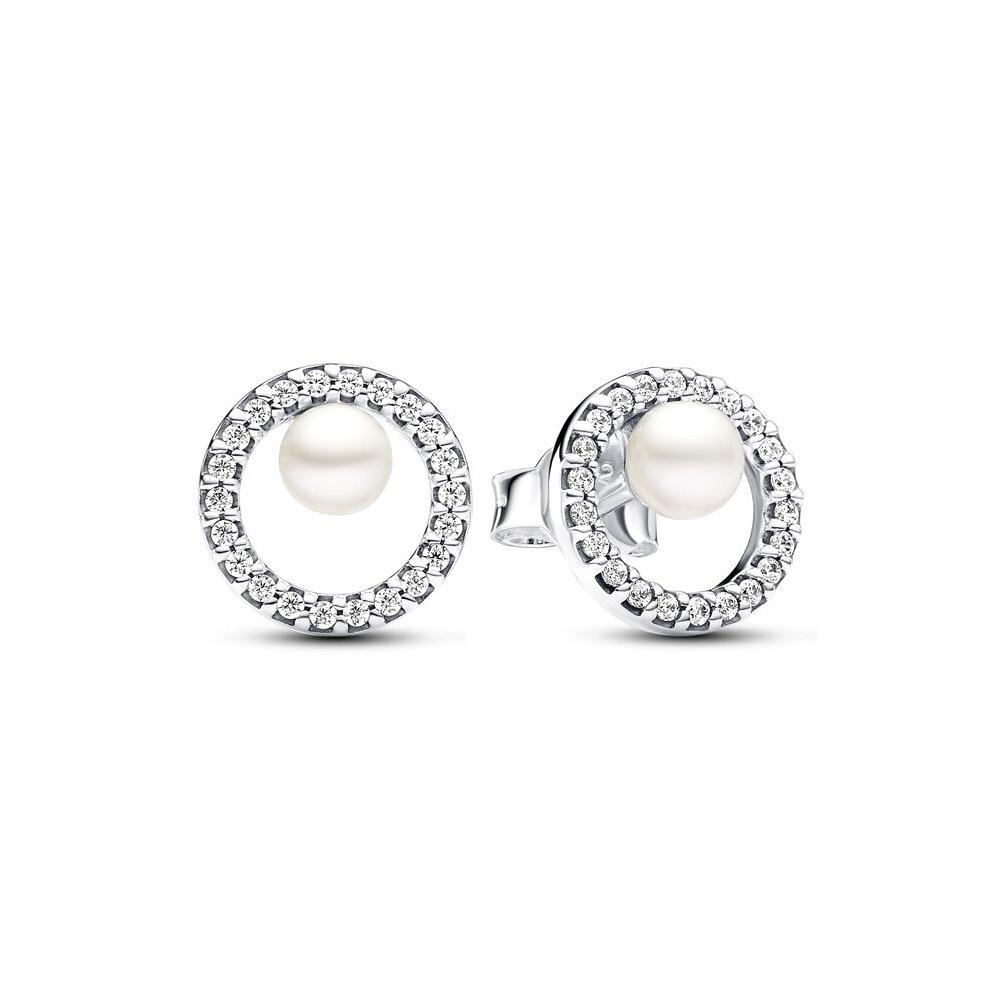 925 Sterling Silver Stud Earrings Set Circle/Zircon/Pearl/Daisy/Teardrop/Soccer Design Multi-Style Vintage Jewelry for Women