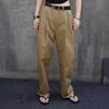 2026 New Style Women's Khaki High-Waisted Wide-Leg Drapey Casual Trousers