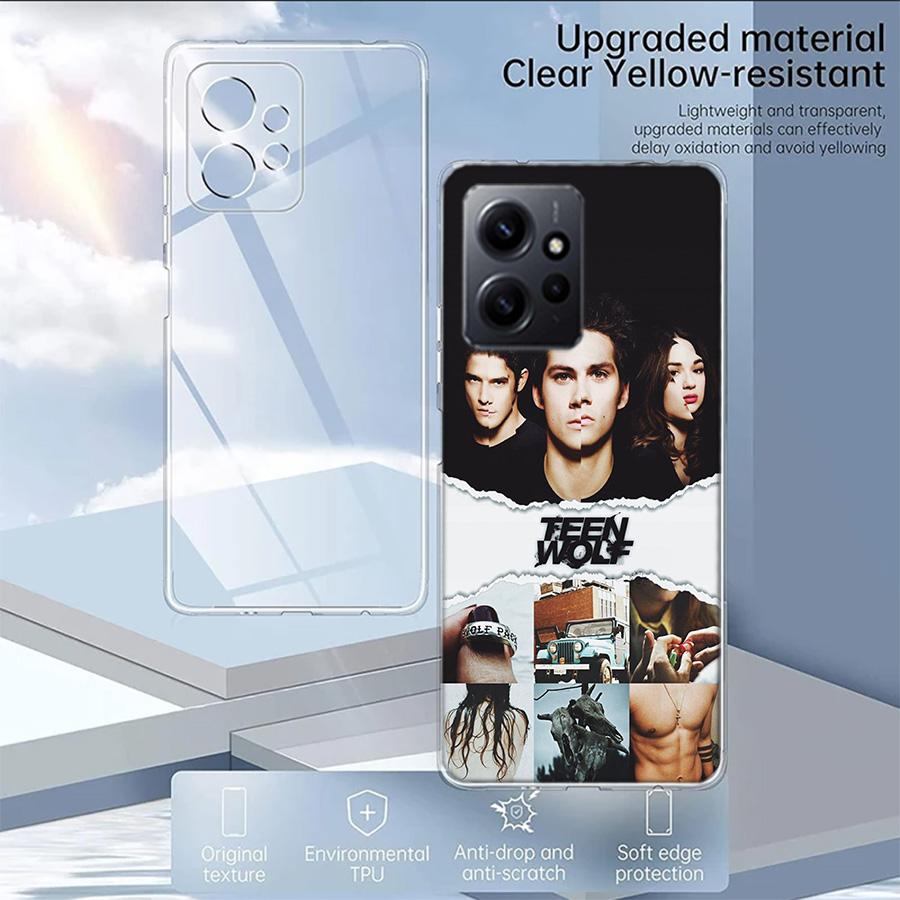 Teen Wolf Luxury Phone For Xiaomi Redmi Note 14+ 13 K70 Pro Plus Redmi 13C 14C 12C 12 10 10A 10C 9 9A 9C 9T 8 8A Cover Clear TPU