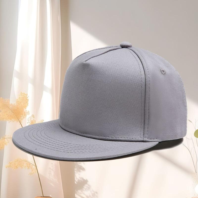 Cotton flat-brimmed hat men's and women's sunshade cap hip-hop personality trend hip-hop hat embroidery