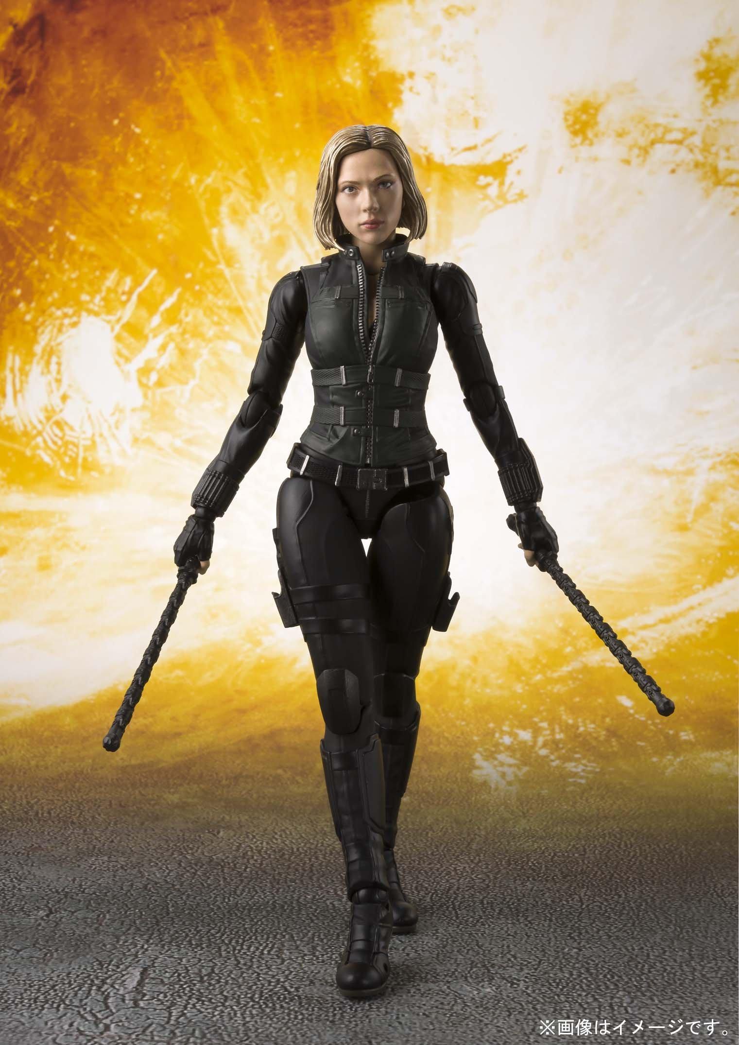 TAMASHII NATIONS Avengers Black Widow Infinity 190mm Painted Action Figure S.H.Figuarts (Avengers War) Approx. PVC/ABS