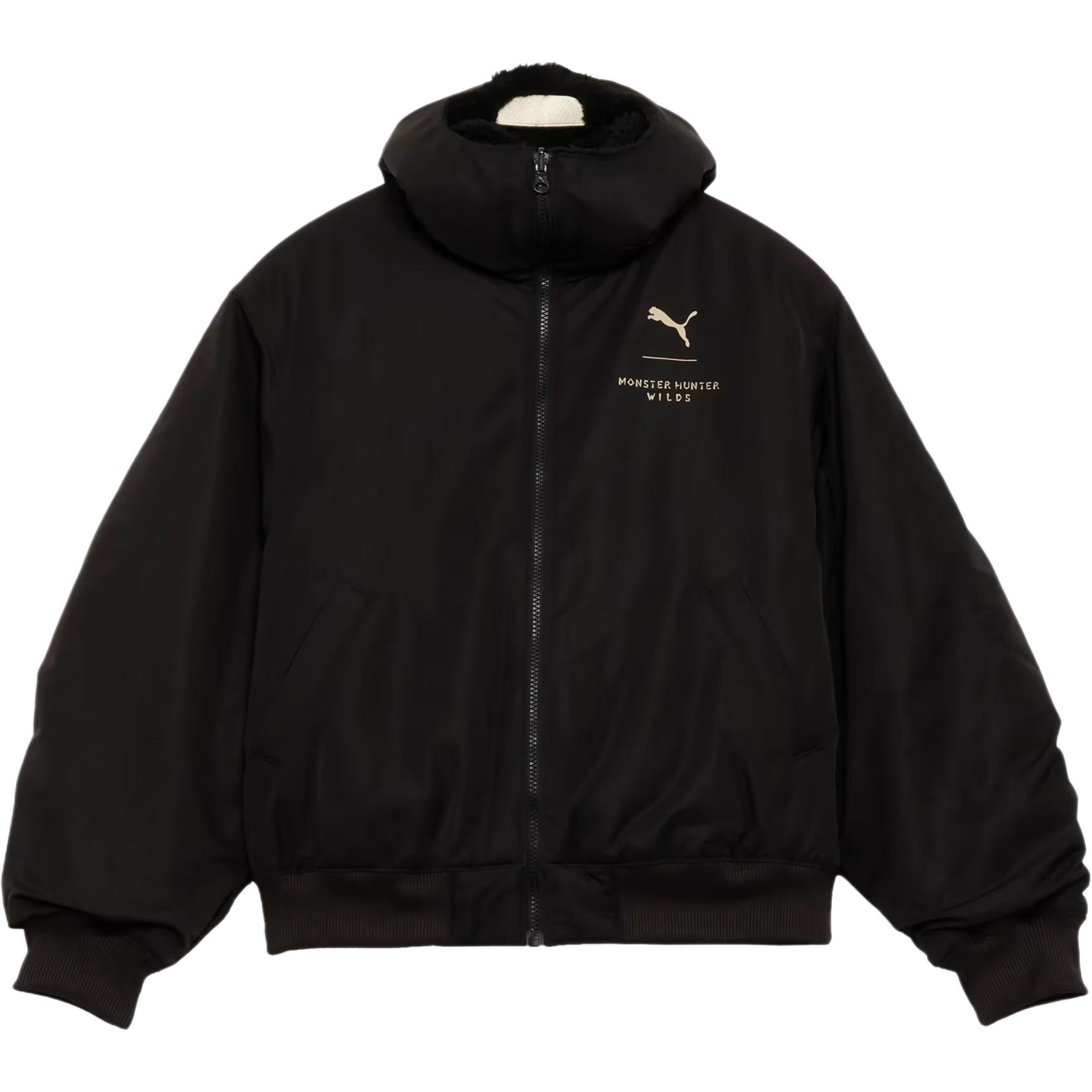 

Puma X Monster Hunter Wilds Коллаборация FW25 Аиру Боа Реверсивная Водонепроницаемая Молния Куртка с Длинным Рукавом Унисекс Куртка 636482-01 S