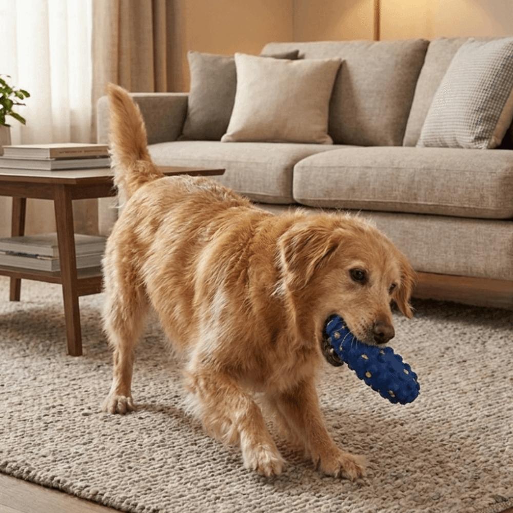 Flexible Dog Chew Toy Bite Resistant Dog Teething Stick Funny Dog Toothbrush Stick Home Play