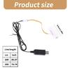 USB Battery 3V LR14 C Battery Eliminators Cable Replace 2Pc 1.5V C Batteries for LED Light Electronic Toy Strips Light