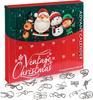 OBEST Christmas Puzzle Set of Advent Wire 3D Brain Training Hand Educational IQ Ages Rings, 24, Calendar, Puzzle, Metal, Puzzle, Toy, Puzzle, Game,