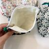 Floral Mini Cotton Coin Purse Women Small Makeup Bag Cosmetic Organizer Lipstick Storage Case