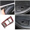 For Tesla Model 3 Model Y Car Window Control Panel Button Decor Sticker 14Pcs Door Switch Trim Frame Cover Car Interior