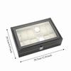 12 Slots Watch Case Portable Storage Box Practical Watch Organizer  Display