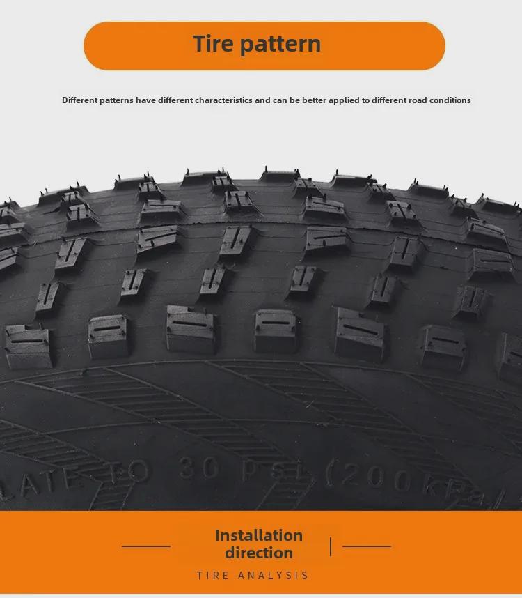 Anvelopă și cameră de aer Zhengxin de 20 de inch pentru zăpadă și plajă, 20x4.0