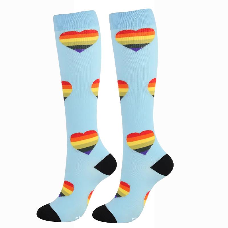 Pánské Dámské Ponožky Kompresní Ponožky Elastické Sportovní Krásné Nohy Sestra Punčochy Běh Lezení Cyklistika Let Cvičení