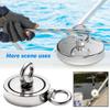 Zweiseitiges Magnetfisch-Set mit Koffer, Premium-Fischmagnet-Set zum Bergen von Gegenständen in Fluss, See, Strand, Rasen. S3P9