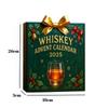 2025 Whisky Adventskalender: Een dagelijkse proeverijreis door de ontluikende smaken van whisky, 24 2D platte acryl whisky ornamenten