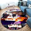 Famous Cartoon NARUTO Protagonist Uzumaki Naruto Round Carpet Soft Home Decoration Anti-slip Door Mat Outdoor Picnic Mat Carpet M7
