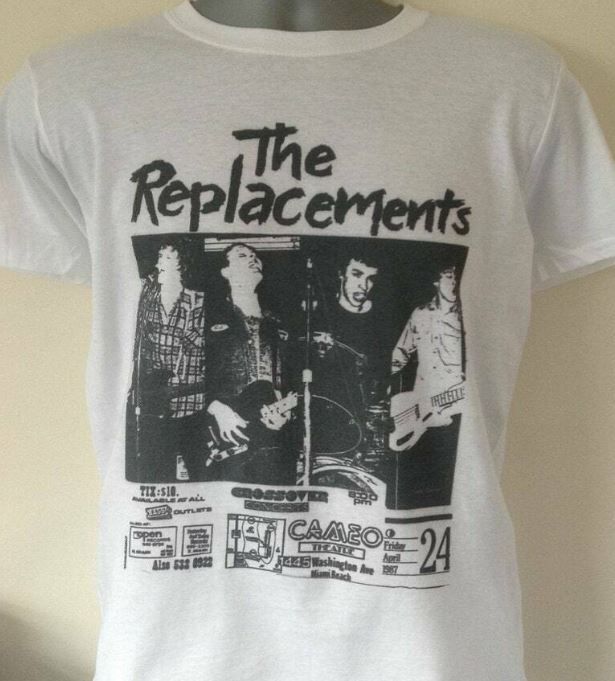 The Replacements tshirt The Replacements white Shirt Funny Vintage Gift Unisex T-Shirt XXXL