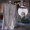 Scary Halloween Skull Hanging Ghost Party Decoration Creepy Skull Ghost Pendant for Halloween Themed Parties