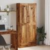 VidaXL Highboard Old Wood 82.5x30.5x185 Cm Engineered Wood, Sideboard, Storage Furniture, High Cabinet, Cabinet, 3318716