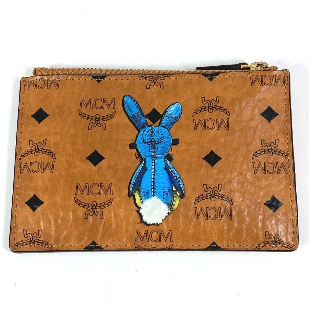 MCM Vicetos logo Wallet Coin Compartment with key ring coin purse