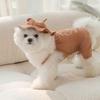 PET Dog Clothes Teddy Bear Hat Set