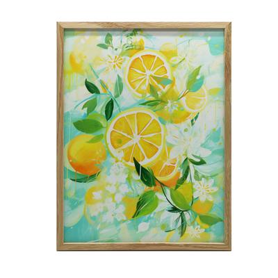 Refreshing Oranges Refreshing Oranges, 30X40 Cm, Unframed, Premium Canvas On Stretcher