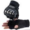 Tactical Gloves Stainless Steel Shell Half-finger Gloves Outdoor Sports Anti-drop Men's Thin Fighting Boxing Motorcycle Riding