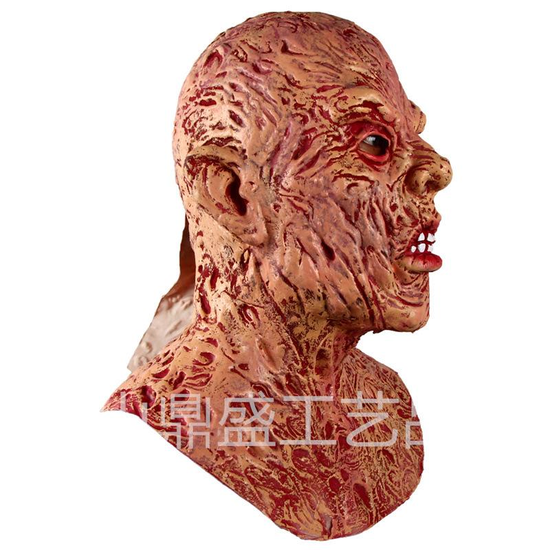 Jason Freddy latex mask Halloween event costume props haunted house horror biohazard zombie movie headgear