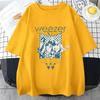 Maglietta Weezer Vintage Maglietta Harajuku Donna Uomo Manica Corta Moda Casual Girocollo Top in Cotone Tendenza Streetwear Unisex Maglietta Top