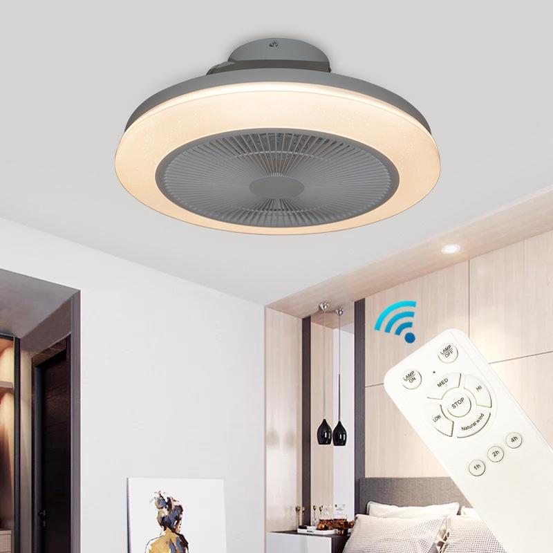 300W Modern RGB LED Ceiling Fan Lights APP Remote Control Fan 3-Wind Adjustable Speed Dimmable Ceiling Light Fan 48*20cm
