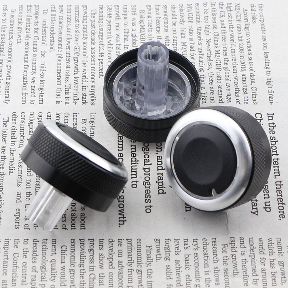 3Pcs Car Air Conditioning Knob AC Knob Heat Control Switch Button for Mazda 3 BL 2010 2011 2012 2013