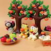 Japanese Ornaments Autumn Harvest Chestnut Series Japanese Photo Props Miniature Resin Gift INS Cat Collection Small Ornaments