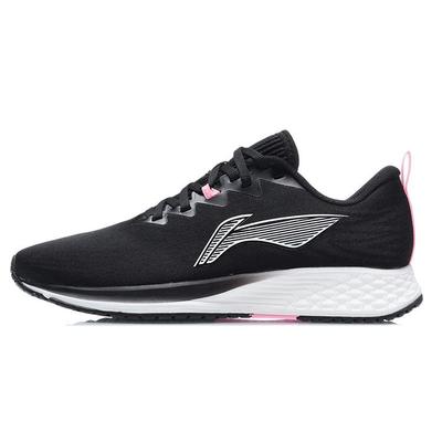 Li Ning Red Rabbit 4 Chaussures de Running Durables Respirantes à Tige Basse Femme Sneakers Noir ARMR004-1