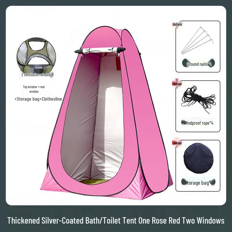 Tragbares Camping-Dusch- und Toilettenzelt - Outdoor-Privatsphäre-Unterstand
