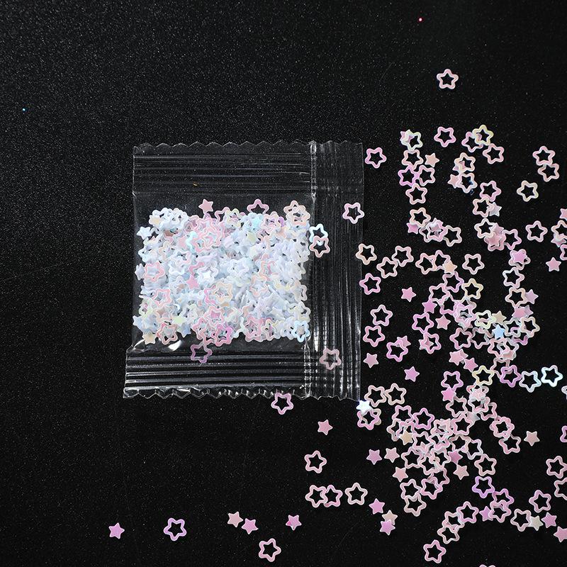 Heart & Star Sequin Nail Art DIY Stickers for Phone Cases