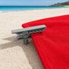 4Pcs Beach Towel Clips Windproof Towel Holders, Beach Towel Anchoring Stakes Clips, Outdoor Mat Anchors Stakes Clamps, Plastic Picnic Blanket Holders