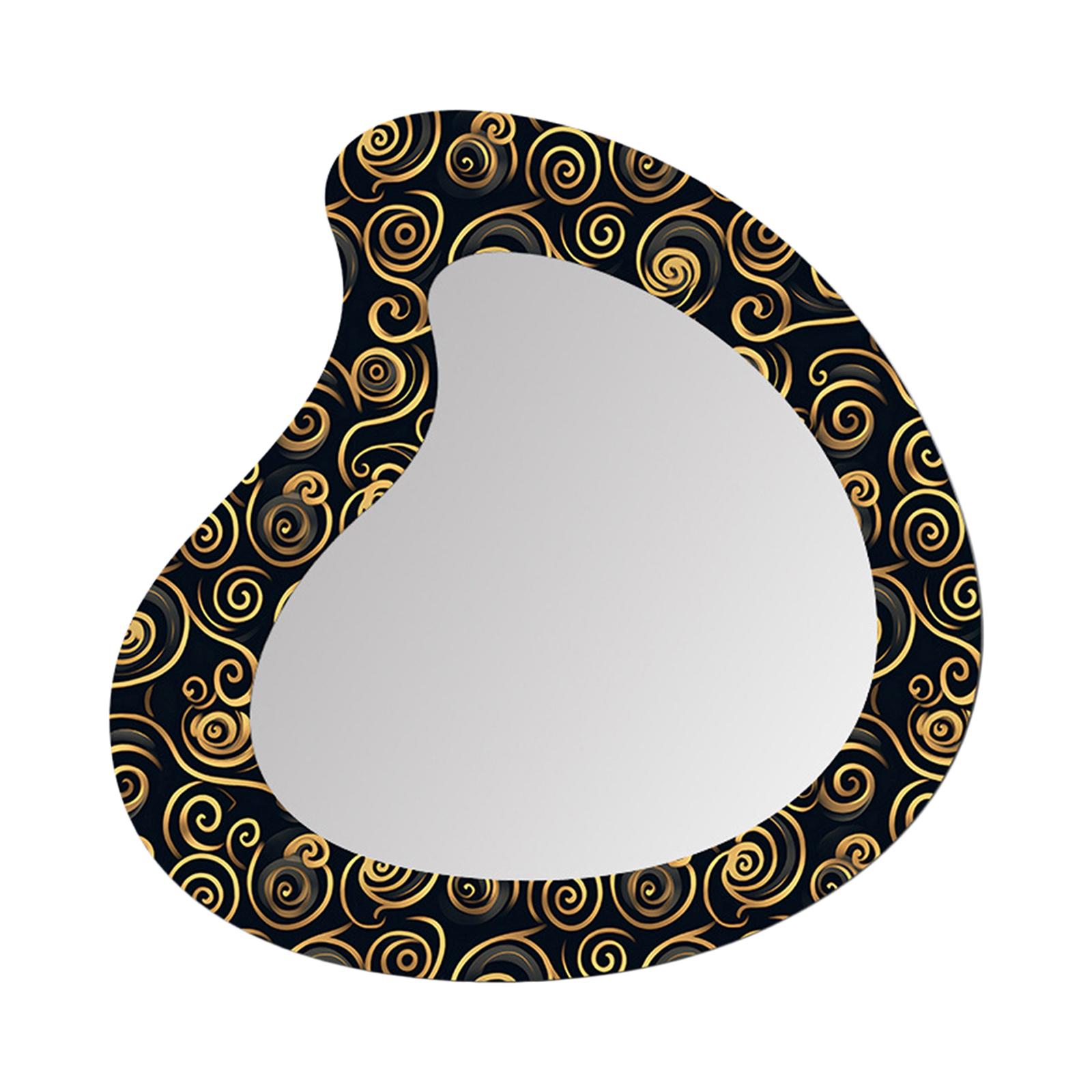 

Wall Mirror Sticky Backing Dressing Mirror Accent Mirror Vanity Mirror for Entryway Bathroom Apartment Living Room Wall Decor