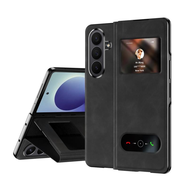 Z Fold 8 Ultra Leather Case Business Full Body Shockproof Protective Cover Foldable Phones